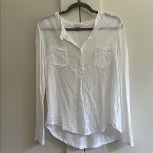 Splendid Women's White Long Sleeve Top